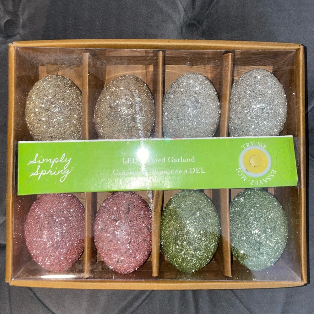 Beaded egg string lights - Picture 4 of 10